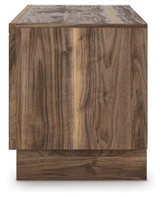 Zadilyn Brown 72" TV Stand with Electric Fireplace - W3367W1