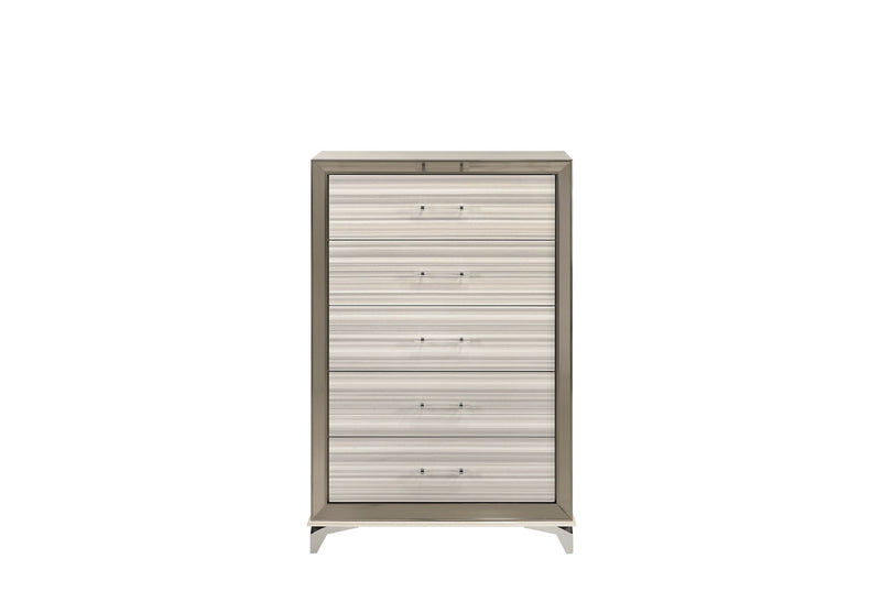 Zambrano White Chest - Lara FurnitureChest