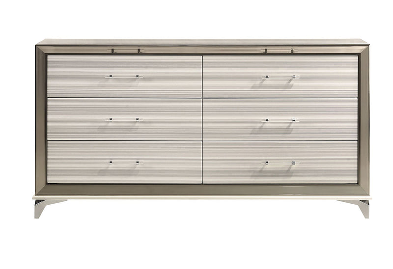 Zambrano White Dresser - Lara FurnitureDresser