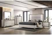 Zambrano White King Bed Group - Lara FurnitureKing Bed