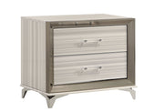 Zambrano White Nightstand - Lara FurnitureNightstand