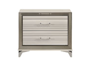 Zambrano White Nightstand - Lara FurnitureNightstand