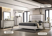 Zambrano White Queen Bed Group - Lara FurnitureBedroom Set