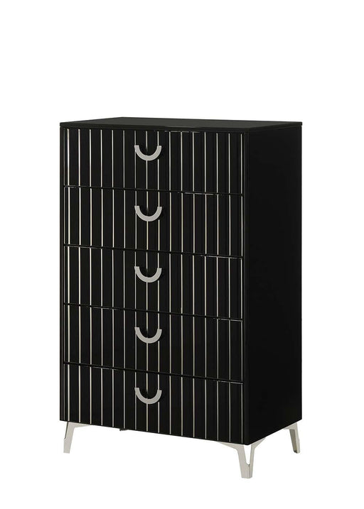 Zane - 5 Drawers Black Chest - B279-C