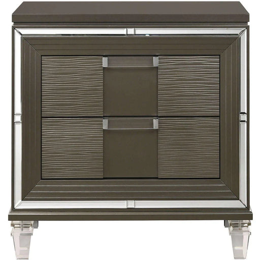 Zara Charcoal Nightstand - ZARA-CHR-NS