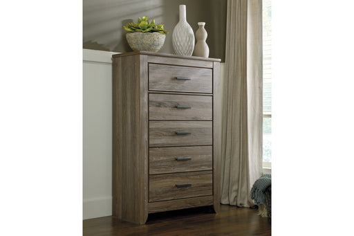Zelen Warm Gray Chest of Drawers - Gate FurnitureChest