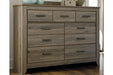 Zelen Warm Gray Dresser - Gate FurnitureDresser