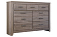 Zelen Warm Gray Dresser - Gate FurnitureDresser