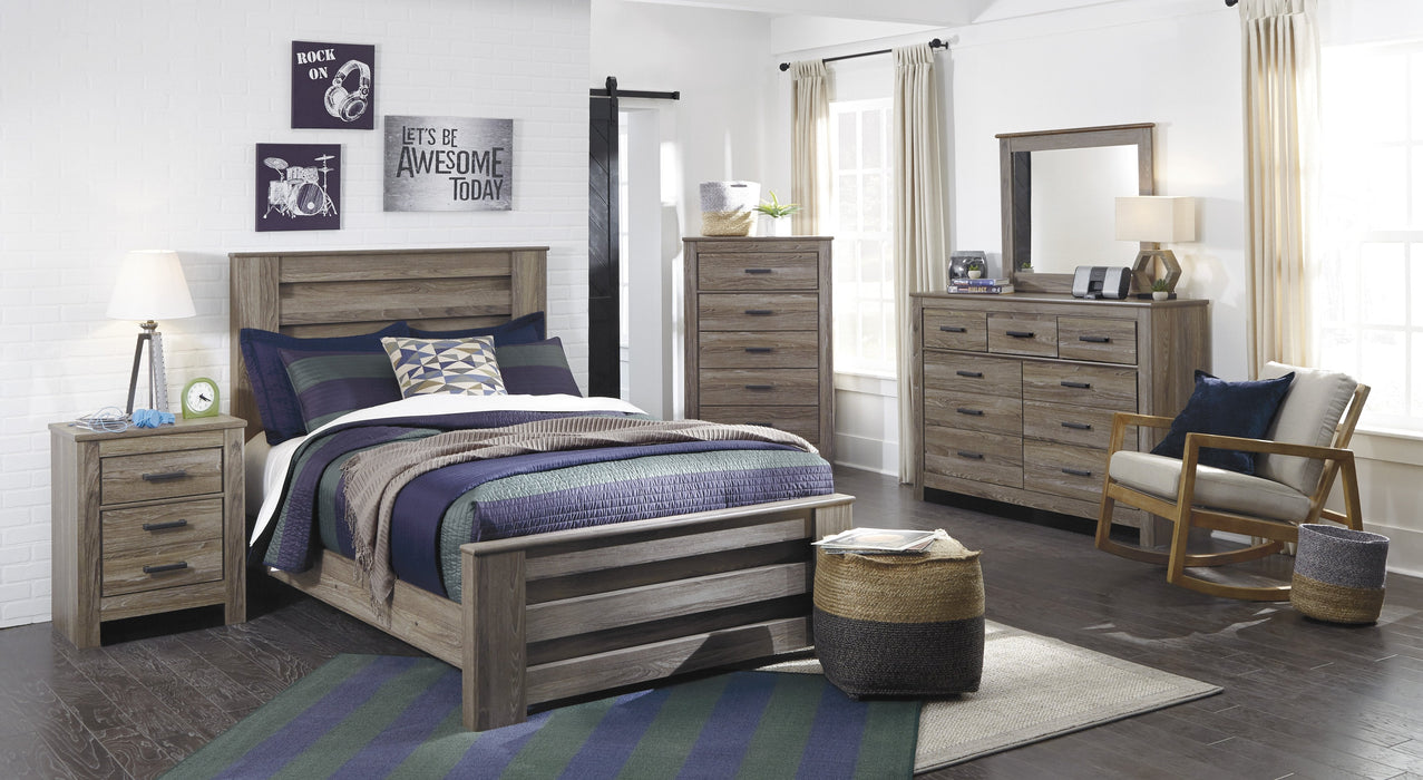 Zelen Warm Gray Panel Youth Bedroom Set - Gate FurnitureYouth Bedroom Set