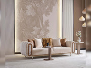 Zelve 4-pieces (2 Sofa & 2 Chair) Livingroom in Beige - 200-ZEL-3311