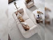 Zelve 4-pieces (2 Sofa & 2 Chair) Livingroom in Beige - 200-ZEL-3311