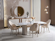 Zelve Dining Table in White - 200-ZEL-DT-6-WHI