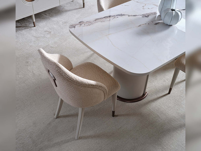 Zelve Dining Table in White - 200-ZEL-DT-6-WHI