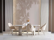 Zelve Dining Table in White - 200-ZEL-DT-6-WHI