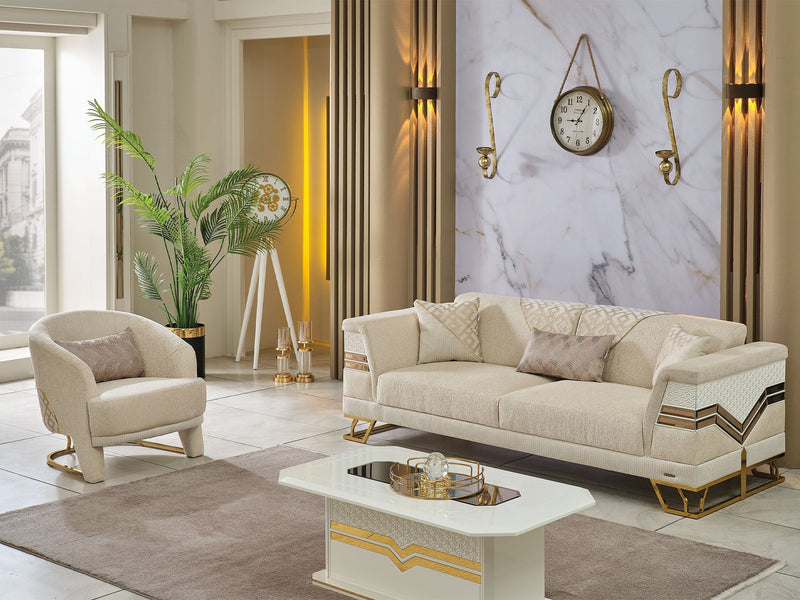 Zen Chair Cream in Cream - 101-ZEN-ZEN01-B