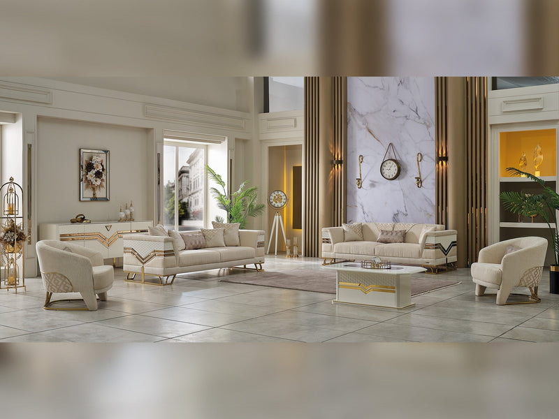 Zen Chair Cream in Cream - 101-ZEN-ZEN01-B