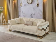Zen Convertible Sofa Cream in Cream - 101-ZEN-ZEN01-3