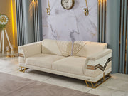 Zen Convertible Sofa Cream in Cream - 101-ZEN-ZEN01-3