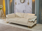 Zen Convertible Sofa Cream in Cream - 101-ZEN-ZEN01-3