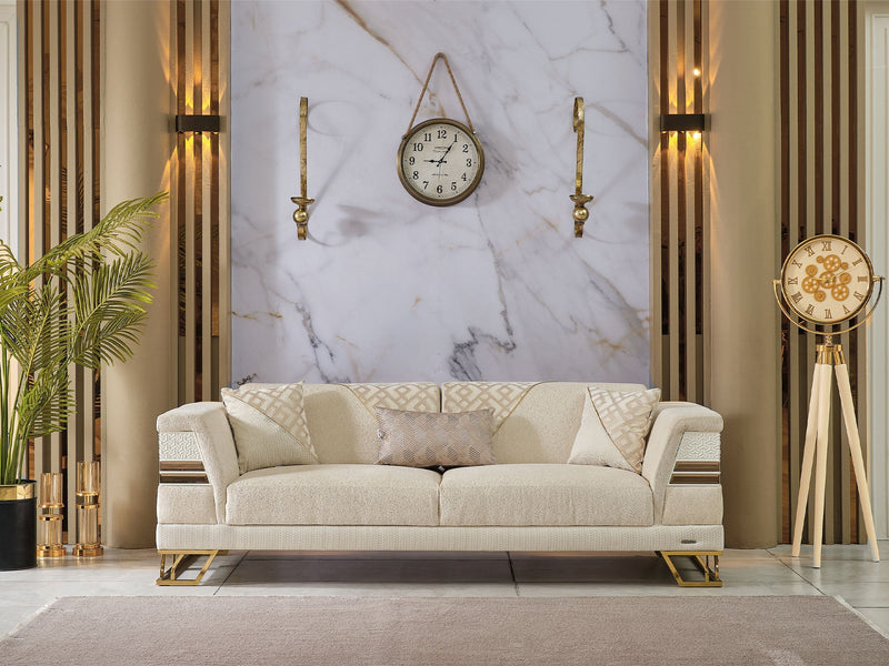 Zen Convertible Sofa Cream in Cream - 101-ZEN-ZEN01-3
