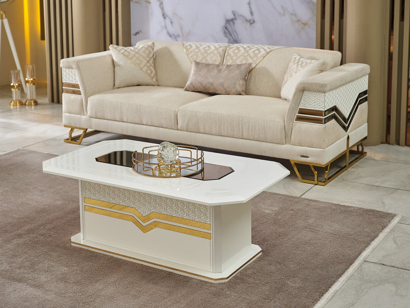 Zen Convertible Sofa Cream in Cream - 101-ZEN-ZEN01-3