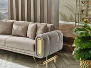 Zen Serr Convertible Sofa in Beige - 200-SER-ZEN-STAR553-3