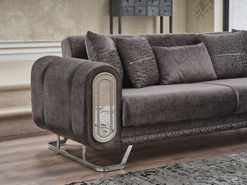 Zen Serr Convertible Sofa in Dark Grey - 200-SER-ZEN-STAR245-3