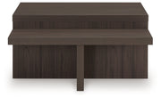 Zendex Brown Table (Set of 2) - T304-12