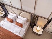 Zenith Bedroom (Queen Frame With Headboard & Dresser With Mirror & Ottoman & 2 Nightstand & Bench) - 200-GAB-ZEN-QBED-SET