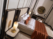 Zenith Bedroom (Queen Frame With Headboard & Dresser With Mirror & Ottoman & 2 Nightstand & Bench) - 200-GAB-ZEN-QBED-SET
