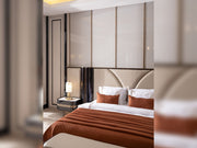 Zenith Bedroom (Queen Frame With Headboard & Dresser With Mirror & Ottoman & 2 Nightstand & Bench) - 200-GAB-ZEN-QBED-SET