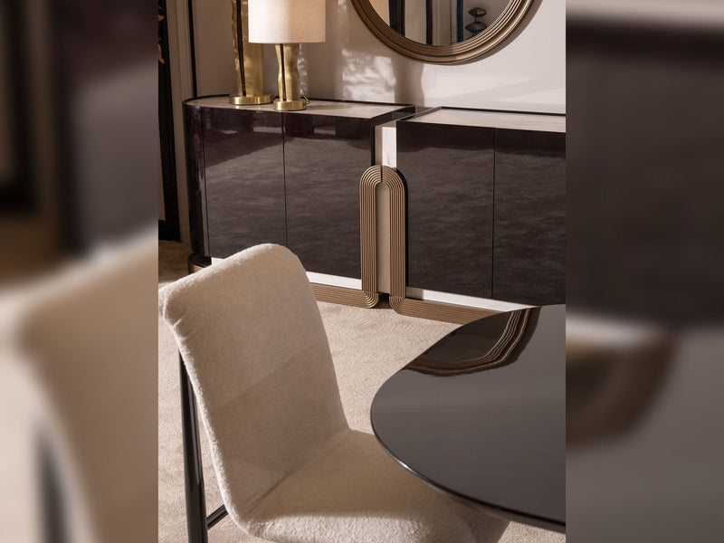 Zenith Diningroom (Consol With Mirror & Dining Table & 6 Dining Chair) - 200-GAB-ZEN-DT-6-SET