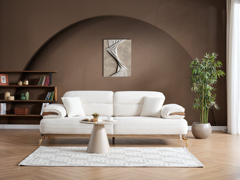 Zeta Convertible Sofa in Beige - 200-ELIF-ZET-E150-3