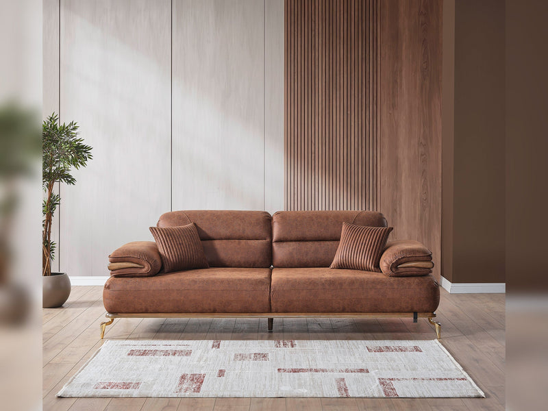 Zeta Convertible Sofa in Cream - 200-ELIF-ZET-A645-3