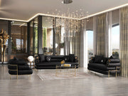 ZETA SOFA & LOVESEAT BLACK - ZETA SOFA & LOVESEAT BLACK