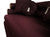 ZETA SOFA & LOVESEAT BURGANDY - ZETA SOFA & LOVESEAT BURGANDY