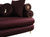 ZETA SOFA & LOVESEAT BURGANDY - ZETA SOFA & LOVESEAT BURGANDY
