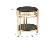 Zeus 335 - 336 18" Wide End Table - End & Side Tables