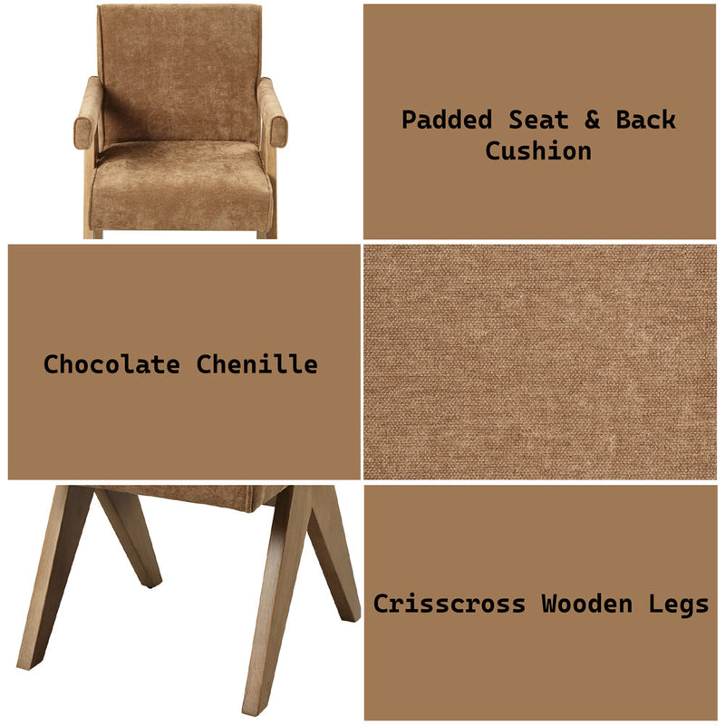 Zoey Arm Chair (Set-2) - DN04077
