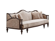Zumrut Lux Stationary Sofa Beige in Beige - 101-ZUM-AQUA3568-3L