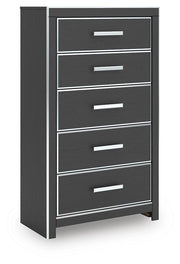 Zuraleus Black Chest of Drawers - PCB3380-46