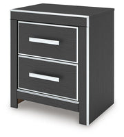 Zuraleus Black Queen Upholstered Bed, Dresser and Nightstand - PCB3380B15