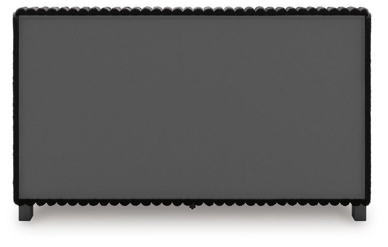 Zuraleus Black Queen Upholstered Bed - PCB3380B8