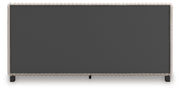 Zuraleus California King Upholstered Bed and Dresser in White - PKG022861