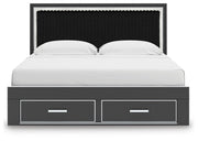 Zuraleus King Storage Bed, Dresser, Mirror, Chest and Nightstand - PCB3380B20