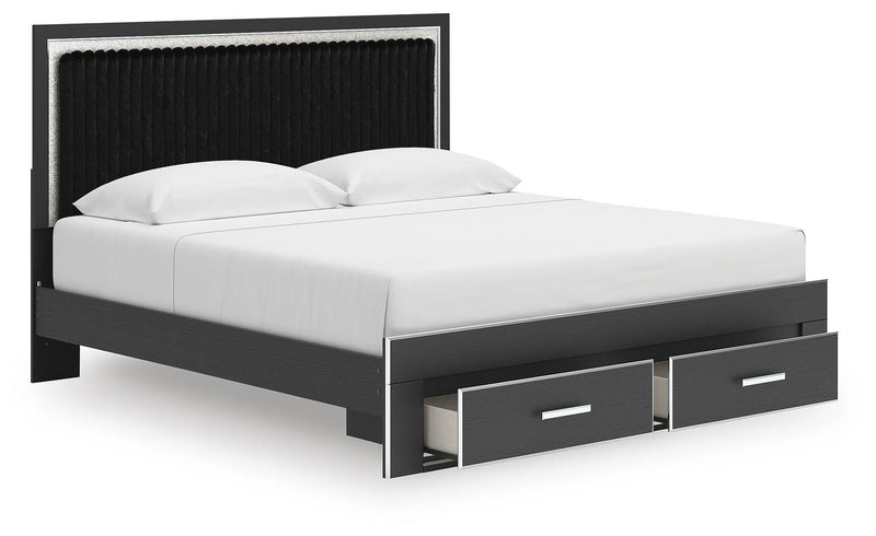 Zuraleus King Storage Bed, Dresser, Mirror, Chest and Nightstand - PCB3380B20