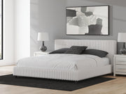 Zuraleus King Upholstered Bed, Dresser and Chest in White - PKG022848