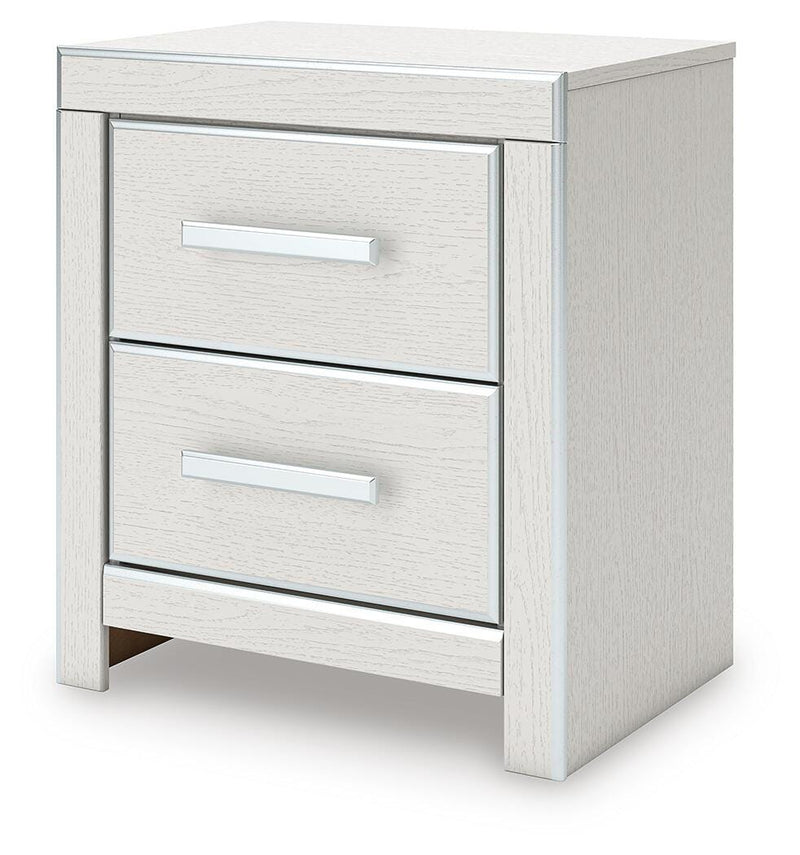 Zuraleus King Upholstered Panel Bed, Dresser, Mirror and Nightstand - PCB3381B17