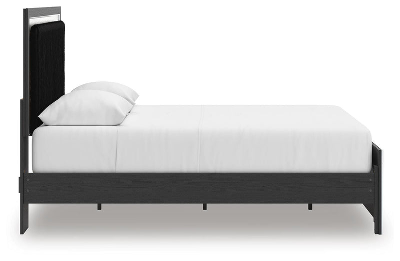 Zuraleus Queen Upholstered Bed, Dresser, Mirror and Nightstand - PCB3380B21