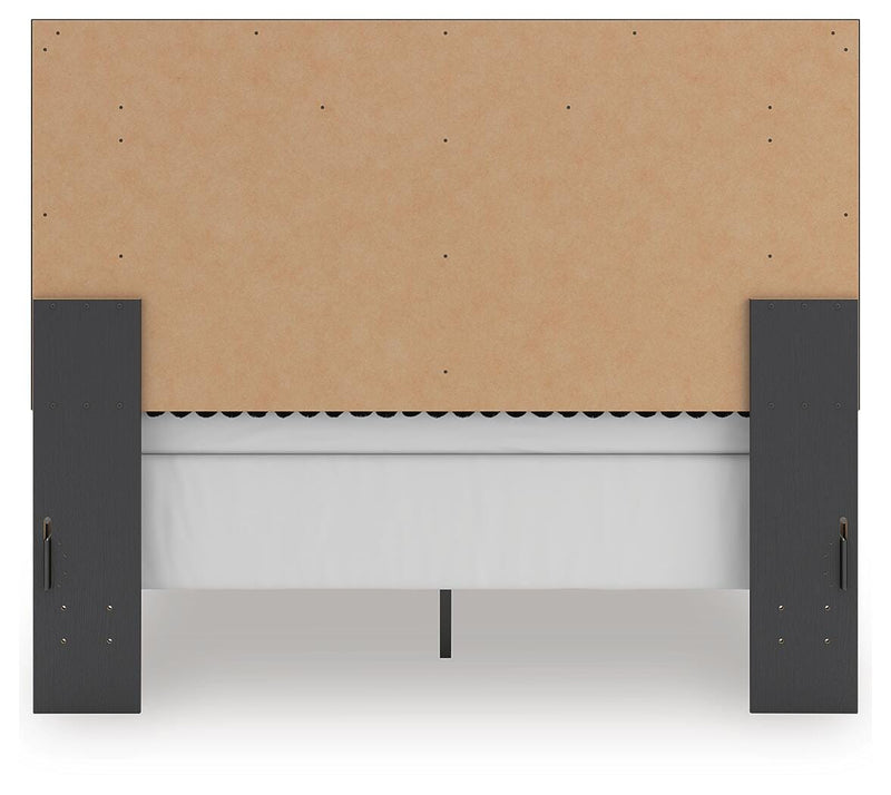 Zuraleus Queen Upholstered Panel Bed, Dresser and Mirror - PCB3380B7